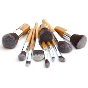 Kosmetik Make Up Brush 11 Set With Pouch Kuas Tokopedia