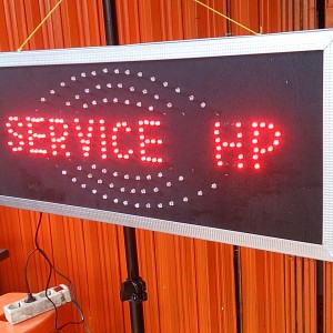 Led Sign Papan Lampu Service Hp Tokopedia