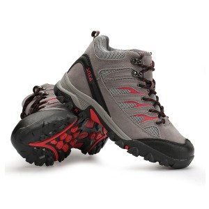 Sepatu Snta 475 Grey Red Tokopedia