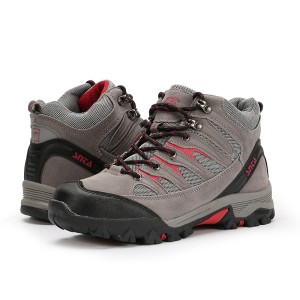 Sepatu Snta 475 Grey Red Tokopedia