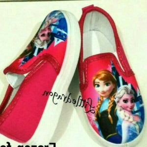 Sepatu Frozen Slip On Import Fanta 28 33 Tokopedia