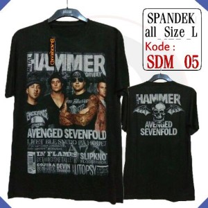 Kaos Baju Distro Avenged Sevenfold Desain Vengeance University Hitam Tokopedia