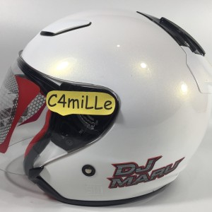 Helm Kyt Dj Maru Solid Orange Black Tokopedia