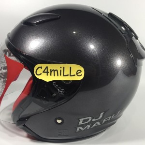 Helm Kyt Dj Maru Solid Orange Black Tokopedia