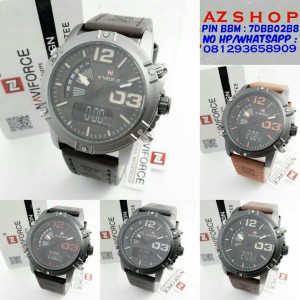 Jam Pria Original Naviforce Dualtime Tachymeter Chain Rantai Hitam List Merah Hargajam Harga Jam Ori Water Resist Anti Air Tokopedia