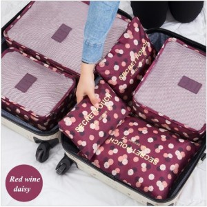 Travel Pouch Bag Traveling Bag Tas Kosmetik Multifungsi Tokopedia