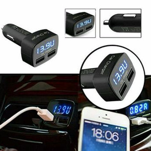 Car Charger Mobil Usb Alat Ukur Tegangan Aki Charger Mobil Charger Hp Tokopedia