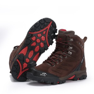 Sepatu Gunung Outdoor Snta 477 Adventure Series Beige Brown Tokopedia