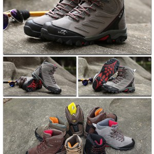 Sepatu Gunung Outdoor Snta 477 Adventure Series Beige Brown Tokopedia