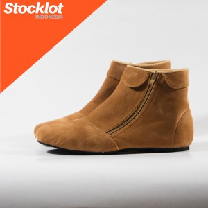 Sepatu Wanita Boots Tan Tokopedia