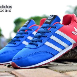 Promo Sepatu Pria Adidas Man Joging Lapangan Jajan Kerja Formal Kantor Hangout Olahraga Tokopedia
