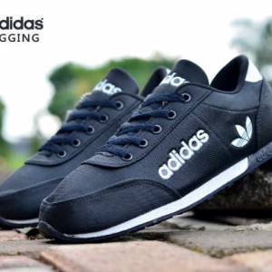 Promo Sepatu Pria Adidas Man Joging Lapangan Jajan Kerja Formal Kantor Hangout Olahraga Tokopedia