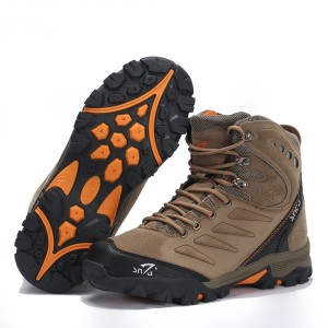 Sepatu Gunung Outdoor Snta 477 Adventure Series Beige Brown Tokopedia