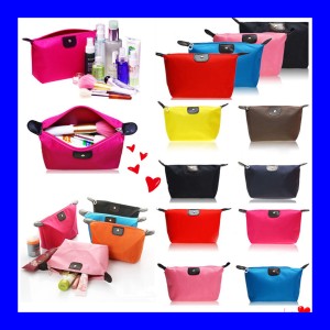 Diskon Kosmetik Organizer Pouch Dompet Kosmetik Travel Cokelat Tokopedia