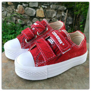 Converse Anak Model Perekat Sepatu Sekolah Santai Tokopedia