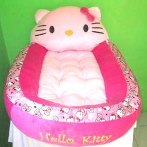 Matras Kasur Karakter Boneka Hello Kitty Warna Merah Putih Harga Murah Ukuran 120 X 180 Tokopedia