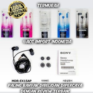Headset Earphone Handsfree Sony Xperia Monitor Mh Ex300ap Copotan Hp Tokopedia