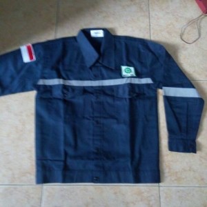 Baju Safety Lengan Panjang Logo Tokopedia