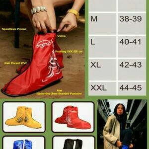 Sepatu Hujan Mantel Sepatu Tokopedia