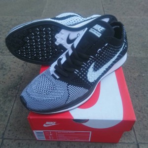 Sepatu Nike Flyknit Racer Black Tokopedia