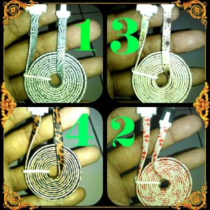 Kabel Data Kabel Charger Motif Tali Sepatu Micro Usb Type 3meter Tokopedia