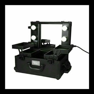 Masami Shouko Beauty Case Koper Make Up Tempat Kosmetik Lampu Tokopedia