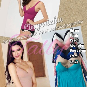 Singlet Wanita Tanktop Dengan Cup Bra Denla 3550 Harga Murah Tokopedia