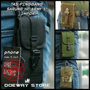 Tas Hp Pinggang Army Import Tokopedia