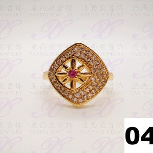 Jual Yaxiya (anting kalung gelang) cincin permata perhiasan imitasi gold18k
