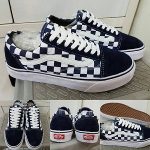 Sepatu Vans Old Skool Checkerboard Tokopedia