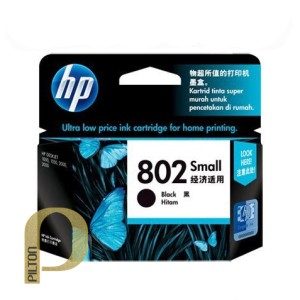 Tinta Hp 802 Black Small Tokopedia