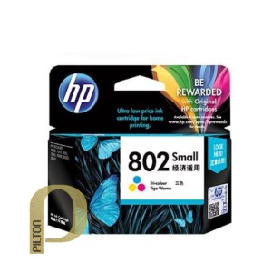 Tinta Cartridge Hp 802 Color Original Tokopedia