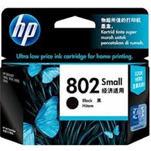 Tinta Hp 802 Black Small Tokopedia