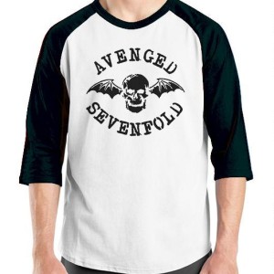 Kaos Baju Distro Avenged Sevenfold Desain Vengeance University Hitam Tokopedia