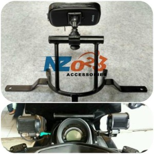 Dudukan Holder Hp Breket Lampu Yamaha Nmax Tokopedia