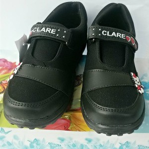 Sepatu Sekolah Anak Perempuan Clare Sepatu Anak Sekolah Pantofel Hitam Tokopedia