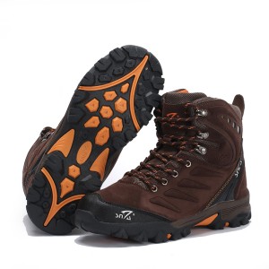 Sepatu Gunung Outdoor Snta 477 Adventure Series Beige Brown Tokopedia