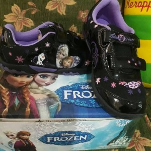 Sepatu Anak Perempuan Kets Frozen Led Tokopedia