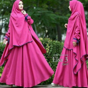 Abaya Gamis Syari Baju Muslim Black Tokopedia