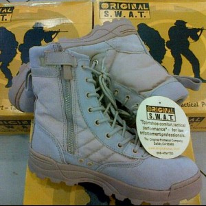 Sepatu Army Tactical Swat 8 Zipper Airsofter Boots Import Tokopedia