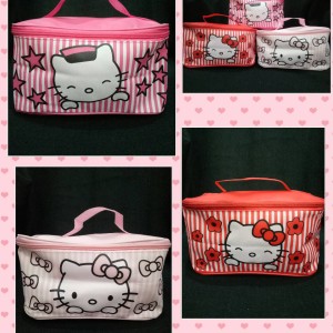 Promo Hk Tas Kosmetik Hello Kitty Pouch Dompet Bordir Tokopedia