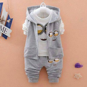 Baju Anak Minion 3in1 Tokopedia