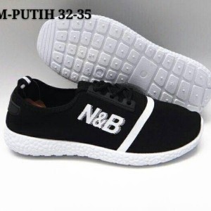 Sepatu N B Putih 28 35 Bisa Untuk Sekolah Kuliah Jalan Jalan Tokopedia