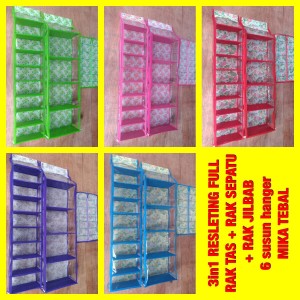 Promo Rak Rak 3in1 Sepatu Tas Kosmetik Tokopedia