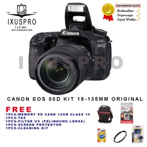 Canon Eos 80d Kit 18 55mm Tokopedia