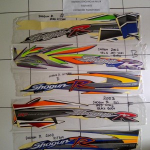 Jual Stripping Striping Stiker Suzuki Shogun R 110