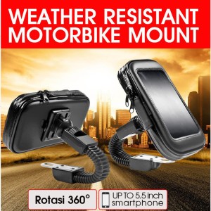 Holder Hp Gps Sepeda Motor Mobile Phone Bike Mount Smartphone Tokopedia