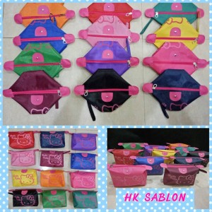 Termurah Hello Kitty Tas Kosmetik Hello Kitty Bordir Plus Tali Termurah Tokopedia