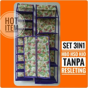 Rak Sepatu Tas Jilbab 3in1 Tokopedia