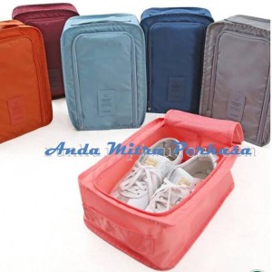 Travel Pouch Bag Traveling Bag Tas Kosmetik Multifungsi Tokopedia